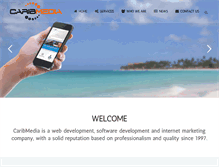 Tablet Screenshot of caribmedia.com